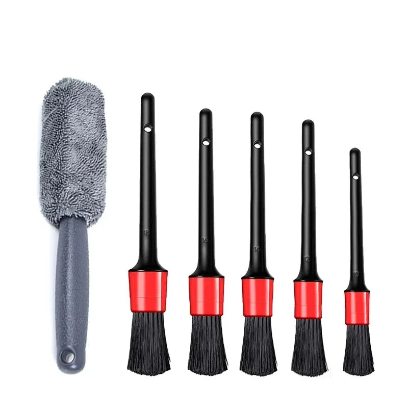 Conjunto de Ferramentas de Limpeza Automotiva - 6 ou 12 peças